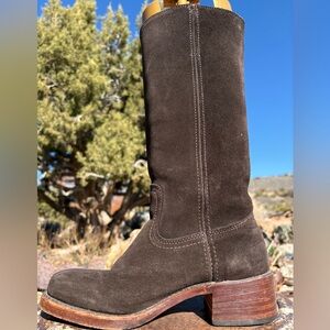 FRYE 🇺🇸 Campus 14L Boots Suede Vintage